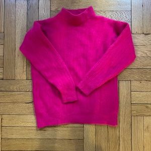 hot pink sweater